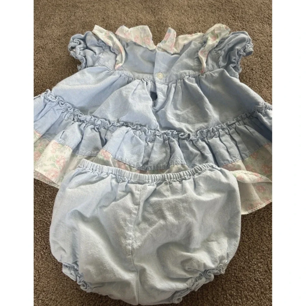 Vintage 80s/90s Baby 2 Pc Set Size 6-9 Months